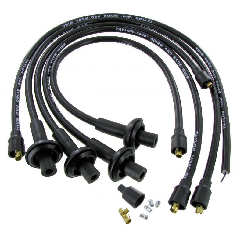 Spiro Pro 409 Race Zündkabel Satz Schwarz 10,4mm Spiralkern